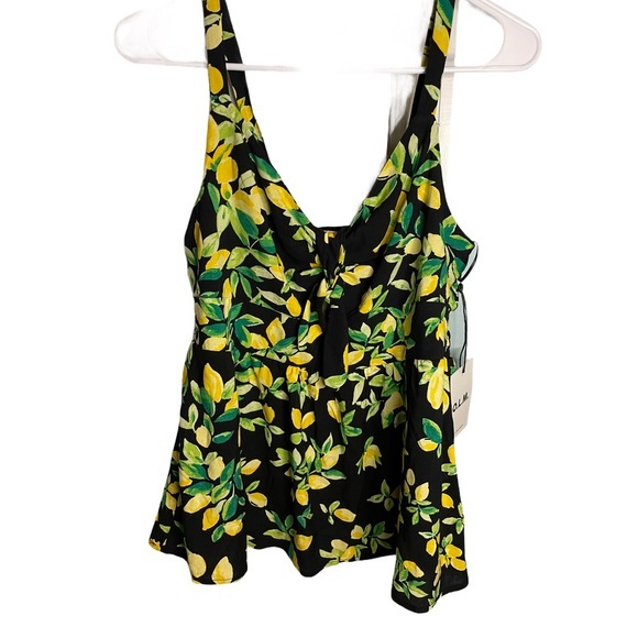 O.L.M. Cutout Tie Accent Sleeveless Blouse NWT - Picture 3 of 9